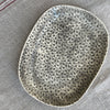 Wonki Ware Large Meat Platter - Charcoal Lace