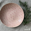 Wonki Ware Medium Spaghetti Bowl - Pink Lace