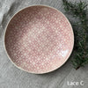 Wonki Ware Medium Spaghetti Bowl - Pink Lace