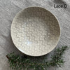 Wonki Ware Small Spaghetti Bowl - Warm Grey Lace