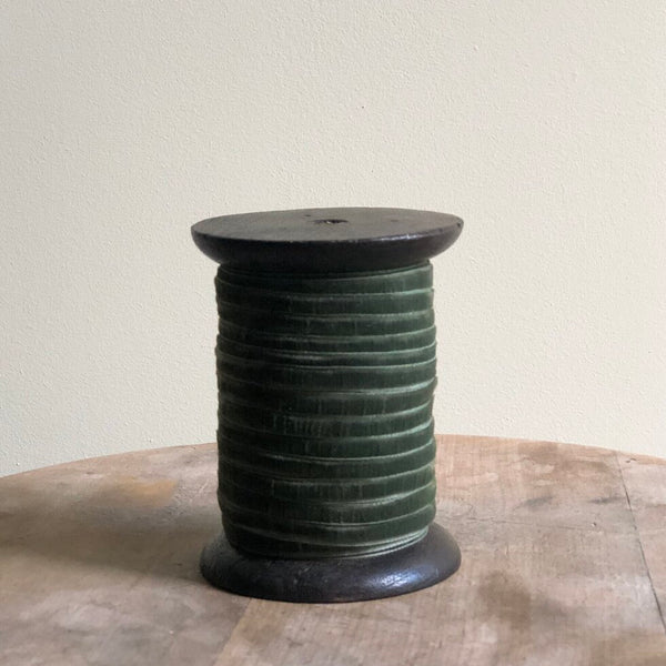 Olive Green Velvet Ribbon - Width 6mm - 10 Metre Spool