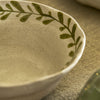 Olive Leaf Stoneware Nibble Bowl - Set of Three