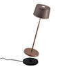 Zafferano Rechargeable Table Lamp - Olivia - Corten (Rust)