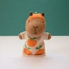 Organic Cotton Hand Puppet - Capybara