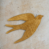 Gold Swallow Hanging Ornament - Large