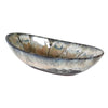 Oval Reactive Glaze Bowl - Ocean