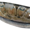 Oval Reactive Glaze Bowl - Ocean