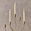 Statement Five Arm Antique Brass Candelabra