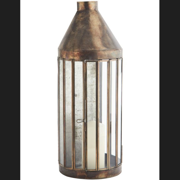 Antique Brass Wall Lantern