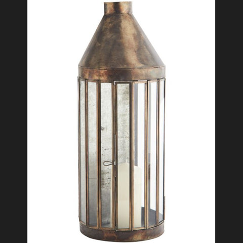 Antique Brass Wall Lantern