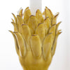 Artichoke Inspired Glazed Candlestick - Dijon