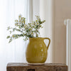 Rustic Glazed Jug - Dijon