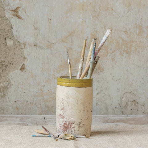 Storage Pot with Dijon Rim