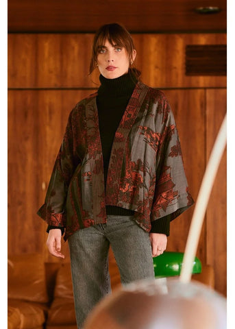 Pagoda Pewter Kimono - One Hundred Stars