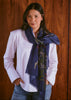 Parsley Seed Navy Wool Scarf - One Hundred Stars