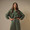 Paisley Green Darcy Shirt Blouse Top One Hundred Stars