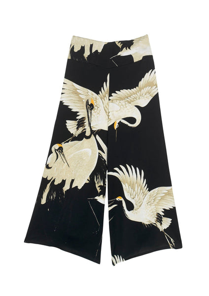 Palazzo Pant - Stork Black - One Hundred Stars