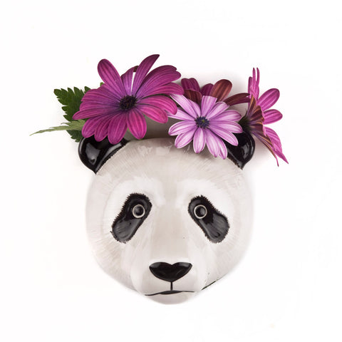 Panda Wall Vase - Small - by Quail Ceramics