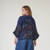 Parsley Seed Navy Wool Kimono - One Hundred Stars