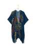 Parsley Seed Navy Wool Throwover - One Hundred Stars