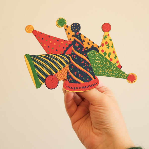 Party Hats Greeting Card East End Press