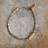 Labradorite and Gold Bracelet - Adjustable Length