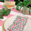 Pink Zucchini Napkin - Set of Four