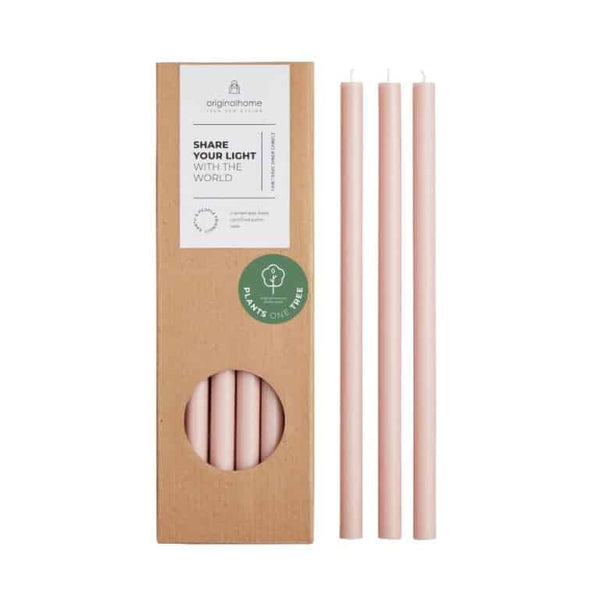 Plant-Based Thin Candle - Set of Ten - Blossom