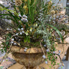 Urn Planter with Rusted Copper Finish - Two Size Options