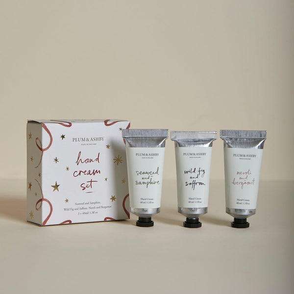 Plum & Ashby Christmas Hand Cream Trio Set