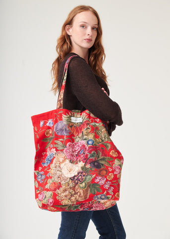 Canvas Bag - Primula Berry - One Hundred Stars