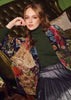 Primula Black Crepe Kimono - One Hundred Stars