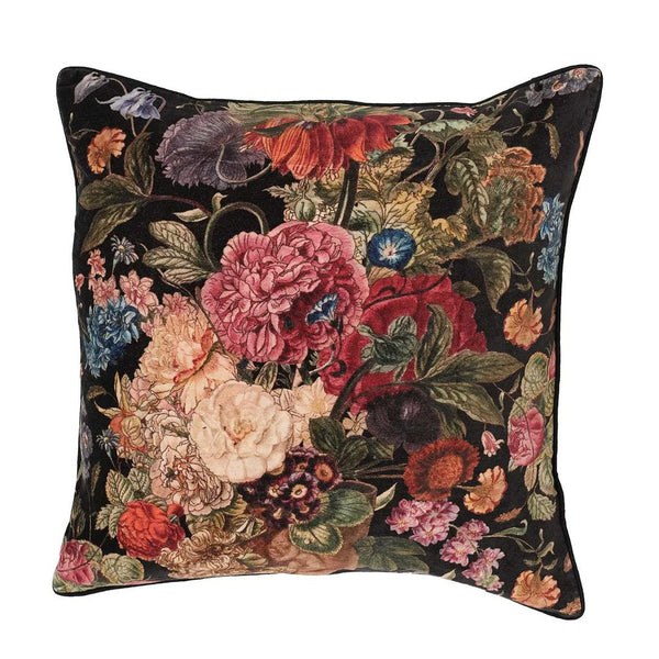 Primula Black Velvet Cushion - One Hundred Stars