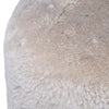 Round Sheepskin Pouffe or Footstool - Cream