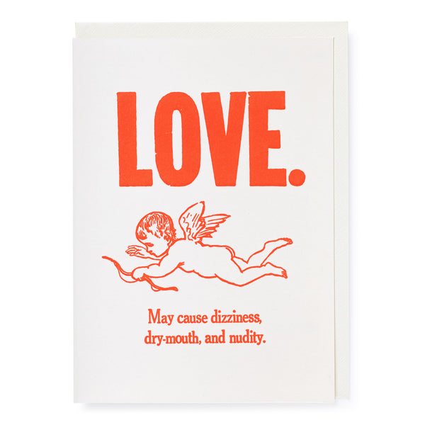 LOVE Letterpress Card - Single