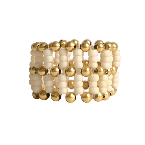 Ring Ronny - Antique Beige - Ibu Jewels