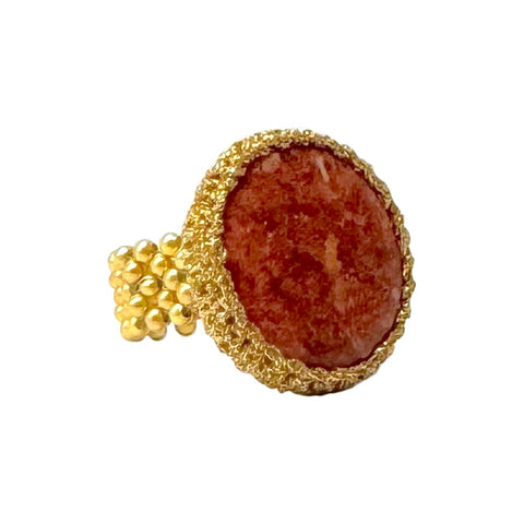 Ring Fiji - Red Carnelian - Ibu Jewels