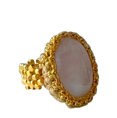 Ring Jules - Rose Quartz - Ibu Jewels