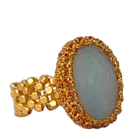 Ring Jules - Aquamarine - Ibu Jewels