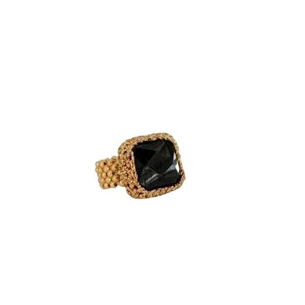 Ring Dane - Onyx - Ibu Jewels