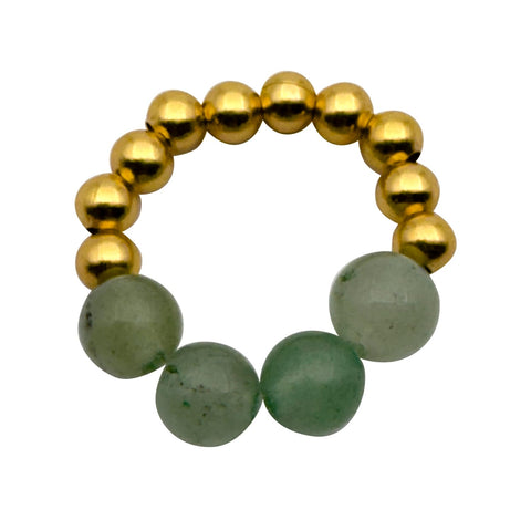 Ring Bo - Aventurine - Ibu Jewels