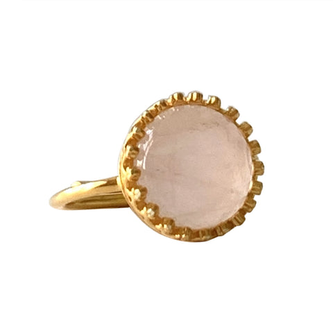 Ring Soleil- Rose Quartz - Ibu Jewels