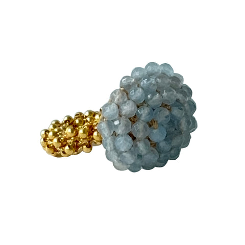 Ring Lola - Blue Chalcedony - Ibu Jewels