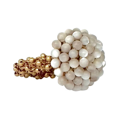 Ring Lola - Milky Crystal - Ibu Jewels