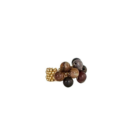Ring Possy - Brown Jasper - Ibu Jewels