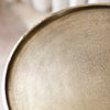 Round Cast Metal Side Table - Two Size Options