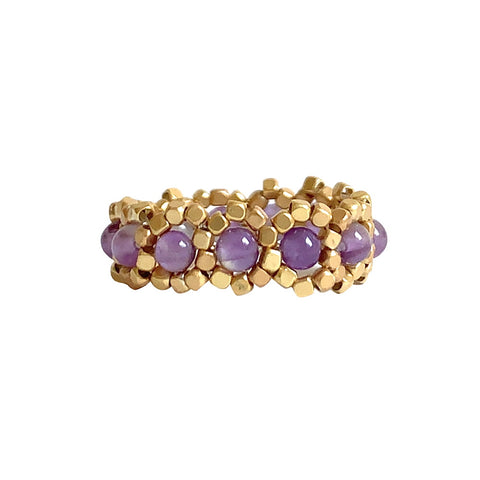 Ring Princess -amethyst - Ibu Jewels