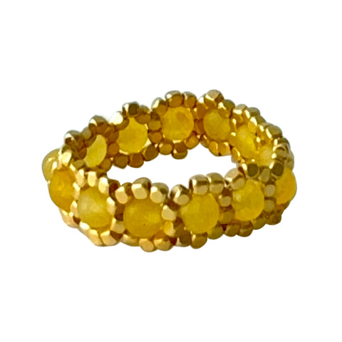 Ring Princess - Yellow Jade - Ibu Jewels