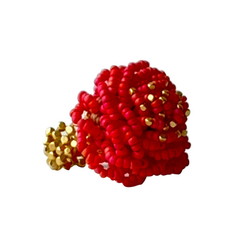 Ring Rose - Coral - Ibu Jewels