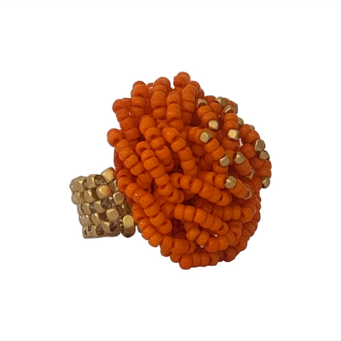 Ring Rose - Hermes Orange - Ibu Jewels